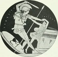 An illustration from Denkmäler des klassischen Altertums, zur Erläuterung des Lebens der Griechen und Römer in Religion, Kunst und Sitte (1887)