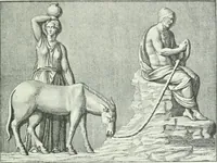 An illustration from Denkmäler des klassischen Altertums, zur Erläuterung des Lebens der Griechen und Römer in Religion, Kunst und Sitte (1887)