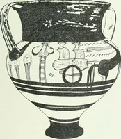An illustration from Denkmäler des klassischen Altertums, zur Erläuterung des Lebens der Griechen und Römer in Religion, Kunst und Sitte (1887)