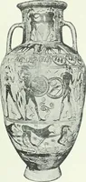 An illustration from Denkmäler des klassischen Altertums, zur Erläuterung des Lebens der Griechen und Römer in Religion, Kunst und Sitte (1887)