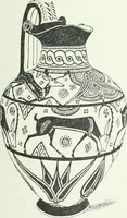 An illustration from Denkmäler des klassischen Altertums, zur Erläuterung des Lebens der Griechen und Römer in Religion, Kunst und Sitte (1887)
