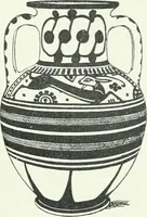 An illustration from Denkmäler des klassischen Altertums, zur Erläuterung des Lebens der Griechen und Römer in Religion, Kunst und Sitte (1887)