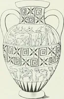 An illustration from Denkmäler des klassischen Altertums, zur Erläuterung des Lebens der Griechen und Römer in Religion, Kunst und Sitte (1887)