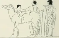 An illustration from Denkmäler des klassischen Altertums, zur Erläuterung des Lebens der Griechen und Römer in Religion, Kunst und Sitte (1887)
