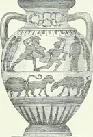 An illustration from Denkmäler des klassischen Altertums, zur Erläuterung des Lebens der Griechen und Römer in Religion, Kunst und Sitte (1887)