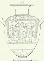 An illustration from Denkmäler des klassischen Altertums, zur Erläuterung des Lebens der Griechen und Römer in Religion, Kunst und Sitte (1887)