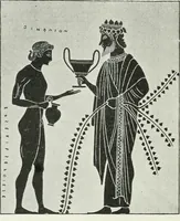 An illustration from Denkmäler des klassischen Altertums, zur Erläuterung des Lebens der Griechen und Römer in Religion, Kunst und Sitte (1887)
