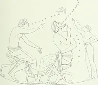 An illustration from Denkmäler des klassischen Altertums, zur Erläuterung des Lebens der Griechen und Römer in Religion, Kunst und Sitte (1887)