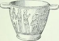 An illustration from Denkmäler des klassischen Altertums, zur Erläuterung des Lebens der Griechen und Römer in Religion, Kunst und Sitte (1887)