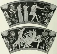 An illustration from Denkmäler des klassischen Altertums, zur Erläuterung des Lebens der Griechen und Römer in Religion, Kunst und Sitte (1887)