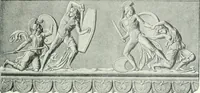 An illustration from Denkmäler des klassischen Altertums, zur Erläuterung des Lebens der Griechen und Römer in Religion, Kunst und Sitte (1887)