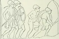 An illustration from Denkmäler des klassischen Altertums, zur Erläuterung des Lebens der Griechen und Römer in Religion, Kunst und Sitte (1887)