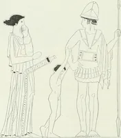 An illustration from Denkmäler des klassischen Altertums, zur Erläuterung des Lebens der Griechen und Römer in Religion, Kunst und Sitte (1887)