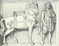 An illustration from Denkmäler des klassischen Altertums, zur Erläuterung des Lebens der Griechen und Römer in Religion, Kunst und Sitte (1887)