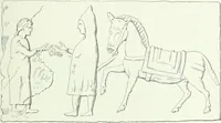 An illustration from Denkmäler des klassischen Altertums, zur Erläuterung des Lebens der Griechen und Römer in Religion, Kunst und Sitte (1887)