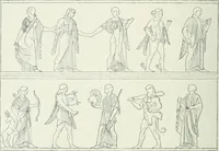 An illustration from Denkmäler des klassischen Altertums, zur Erläuterung des Lebens der Griechen und Römer in Religion, Kunst und Sitte (1887)