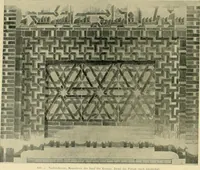 An illustration from Denkmäler persischer Baukunst : geschichtliche Untersuchung und Aufnahme muhammedanischer Backsteinbauten in Vorderasien und Persien (1901)