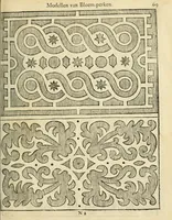 Picture 39 of 66 from Den nederlandtsen hovenier : zijnde het I. deel van het Vermakelijck land-leven, beschrijbende alderhande princelijke en heerlijcke lusthoven en hofsteden; en hoeman de selve, met veelderley uytnemende boomen, bloemen en kruyden, kan beplanted, bezaeyen, en vercieren ... (1699), leaf 103