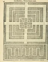 Picture 19 of 66 from Den nederlandtsen hovenier : zijnde het I. deel van het Vermakelijck land-leven, beschrijbende alderhande princelijke en heerlijcke lusthoven en hofsteden; en hoeman de selve, met veelderley uytnemende boomen, bloemen en kruyden, kan beplanted, bezaeyen, en vercieren ... (1699), leaf 80