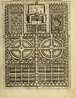 An illustration from Den nederlandtsen hovenier : zijnde het I. deel van het Vermakelijck land-leven, beschrijbende alderhande princelijke en heerlijcke lusthoven en hofsteden; en hoeman de selve, met veelderley uytnemende boomen, bloemen en kruyden, kan beplanted, bezaeyen, en vercieren ... (1699)