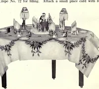 An illustration from Dennison's Christmas book : suggestions for Christmas, New Years and Twelfth night parties (1922)