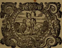 An illustration from De nobilitate medici contra illius obtrectatores dialogus tripartitus : in quo rationibus, exemplis, sapientumque auctoritatibus, Sacrae Scripturae, ac utriusque juris comprobatur medicum jurisprudente esse nobiliorem ; postea de omnibus scientijs, artibus hactenus cognitis, etiam magicis compendiosus habetur tractatus ... (1605)