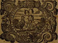 An illustration from De nobilitate medici contra illius obtrectatores dialogus tripartitus : in quo rationibus, exemplis, sapientumque auctoritatibus, Sacrae Scripturae, ac utriusque juris comprobatur medicum jurisprudente esse nobiliorem ; postea de omnibus scientijs, artibus hactenus cognitis, etiam magicis compendiosus habetur tractatus ... (1605)