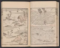 An illustration from Denshin kaishu Hokusai manga (1780)