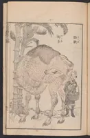 An illustration from Denshin kaishu Hokusai manga (1828)