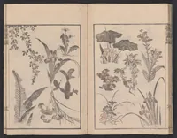 Picture 3 of 3 from Denshin kaishu Hokusai manga (1780), leaf 21