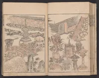 An illustration from Denshin kaishu Hokusai manga (1780)