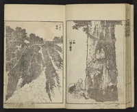 An illustration from Denshin kaishu Hokusai manga (1828)
