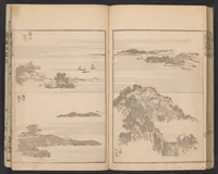 An illustration from Denshin kaishu Hokusai manga (1780)
