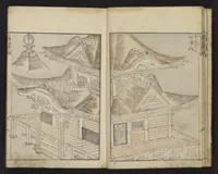 An illustration from Denshin kaishu Hokusai manga (1828)