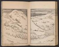 An illustration from Denshin kaishu Hokusai manga (1828)