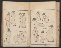 An illustration from [Denshin kaishu Ippitsu gafu] (1823)