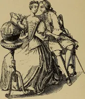 An illustration from Dentelles et guipures : anciennes et modernes, imitations ou copies. Varieté des genres et des points. 52 portraits documentaires, 249 échantillons de dentelles, collerettes, fraises, manchettes, rabats, etc. (1904)