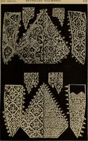 Picture 73 of 216 from Dentelles et guipures : anciennes et modernes, imitations ou copies. Varieté des genres et des points. 52 portraits documentaires, 249 échantillons de dentelles, collerettes, fraises, manchettes, rabats, etc. (1904), leaf 149