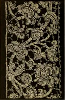 Picture 76 of 216 from Dentelles et guipures : anciennes et modernes, imitations ou copies. Varieté des genres et des points. 52 portraits documentaires, 249 échantillons de dentelles, collerettes, fraises, manchettes, rabats, etc. (1904), leaf 152