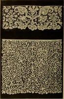 An illustration from Dentelles et guipures : anciennes et modernes, imitations ou copies. Varieté des genres et des points. 52 portraits documentaires, 249 échantillons de dentelles, collerettes, fraises, manchettes, rabats, etc. (1904)