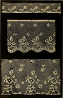 Picture 103 of 216 from Dentelles et guipures : anciennes et modernes, imitations ou copies. Varieté des genres et des points. 52 portraits documentaires, 249 échantillons de dentelles, collerettes, fraises, manchettes, rabats, etc. (1904), leaf 186