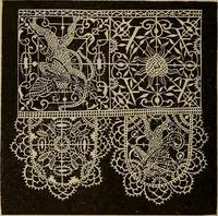Picture 12 of 216 from Dentelles et guipures : anciennes et modernes, imitations ou copies. Varieté des genres et des points. 52 portraits documentaires, 249 échantillons de dentelles, collerettes, fraises, manchettes, rabats, etc. (1904), leaf 30
