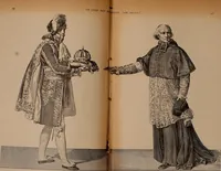 An illustration from Dentelles et guipures : anciennes et modernes, imitations ou copies. Varieté des genres et des points. 52 portraits documentaires, 249 échantillons de dentelles, collerettes, fraises, manchettes, rabats, etc. (1904)