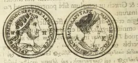 Picture 15 of 30 from De nummo Pantheo Hadriani Imperatoris, ad ill[uminati]mum Spanhemium dissertatio : in qua praeter nonnulla de consecrationibus veterum, illarúmque origine, peculiaris quaedam instituitur comparatio inter Hadrianum, & Alexandrum M. multáque illis communia demonstrantur (1690), leaf 54