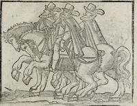Picture 5 of 38 from De nuptiis illustris ac generosi Domini, Dom. Iohannis Georgii, Comitis a Zollern, serenissimi vtriusque Bauariae Ducis, Maxaemiliani consiliarij, &c. illustris & generosi Domini, Dom. Italo Friderici, Comitis à Zollern, Sigmaringen & Veringen, Domini in Haigerloch & Wehrstain, Romani Imperij Cubicularij haereditarij, Sacrae Caes. Maiestatis consiliarij intimi, &c. filii vnicè dilecti, Dominorum suorum clementissimorum, cum illustri et generosa Domina, Do. Francisca, illustris & generosi Domini, Dom. Friderici Vvild, Comitis in Thaumb & Kyrburg, Comitis Rheinensis in Stain, Comitis à Salm, & Domini in Vinstingen, &c. filia : celebratis Hechingae XI. Octobris, anno salutis M. D. IIC. libri septem : versu heroico (1601), leaf 103
