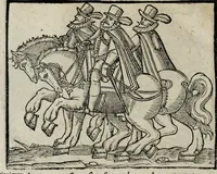 Picture 21 of 38 from De nuptiis illustris ac generosi Domini, Dom. Iohannis Georgii, Comitis a Zollern, serenissimi vtriusque Bauariae Ducis, Maxaemiliani consiliarij, &c. illustris & generosi Domini, Dom. Italo Friderici, Comitis à Zollern, Sigmaringen & Veringen, Domini in Haigerloch & Wehrstain, Romani Imperij Cubicularij haereditarij, Sacrae Caes. Maiestatis consiliarij intimi, &c. filii vnicè dilecti, Dominorum suorum clementissimorum, cum illustri et generosa Domina, Do. Francisca, illustris & generosi Domini, Dom. Friderici Vvild, Comitis in Thaumb & Kyrburg, Comitis Rheinensis in Stain, Comitis à Salm, & Domini in Vinstingen, &c. filia : celebratis Hechingae XI. Octobris, anno salutis M. D. IIC. libri septem : versu heroico (1601), leaf 122