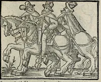 Picture 30 of 38 from De nuptiis illustris ac generosi Domini, Dom. Iohannis Georgii, Comitis a Zollern, serenissimi vtriusque Bauariae Ducis, Maxaemiliani consiliarij, &c. illustris & generosi Domini, Dom. Italo Friderici, Comitis à Zollern, Sigmaringen & Veringen, Domini in Haigerloch & Wehrstain, Romani Imperij Cubicularij haereditarij, Sacrae Caes. Maiestatis consiliarij intimi, &c. filii vnicè dilecti, Dominorum suorum clementissimorum, cum illustri et generosa Domina, Do. Francisca, illustris & generosi Domini, Dom. Friderici Vvild, Comitis in Thaumb & Kyrburg, Comitis Rheinensis in Stain, Comitis à Salm, & Domini in Vinstingen, &c. filia : celebratis Hechingae XI. Octobris, anno salutis M. D. IIC. libri septem : versu heroico (1601), leaf 133