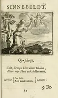 Picture 10 of 22 from De on-ghemaskerde liefde des Hemels : tot weder-liefde door verscheyden beweegh-redenen, aen-spraecken ende betrachtinghen : verciert met schoone sinne-belden (1686), leaf 105
