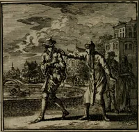 An illustration from De Onwaardige Wereld (1728)
