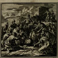 An illustration from De Onwaardige Wereld (1728)